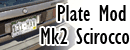 Mk2 Scirocco Plate Holder